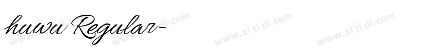 huwu Regular字体转换 huwu Regular字体转换
